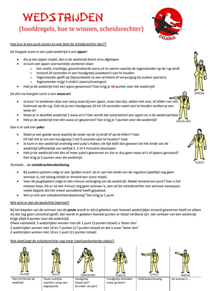 wedstrijdinfo dojoka